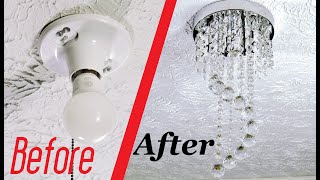 How To Install Chandelier Easy Simple [upl. by Nicolas]