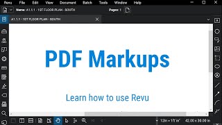 Bluebeam Revu PDF Markups [upl. by Ahsinaj]