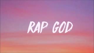 Eminem  Rap God Lyrics [upl. by Joletta]