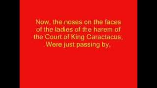 The Court of King Caractacus by Rolf Harris with lyrics [upl. by Ferna953]