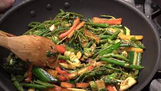 Healthy Vegetables Stir Fry in 15 minsvegan [upl. by Amuh]