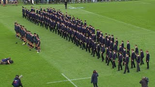 The Most Intense Haka Ever  Auckland Grammar vs Kings College  RugbyPass [upl. by Goldenberg]