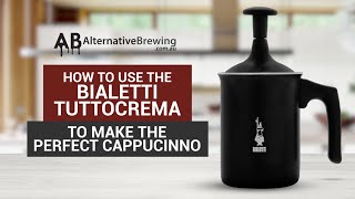 How to Use the Bialetti Tuttocrema Milk Frother [upl. by Kellia724]