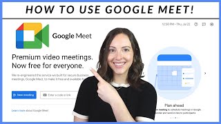 Google Meet For Beginners  How To Use Google Meet in 2021 [upl. by Caassi615]