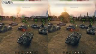 World Of Tanks  Tundra mod vs Vanilla mod [upl. by Valenta]