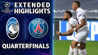 Atalanta vs PSG  Champions League Quarterfinal Highlights  UCL on CBS Sports [upl. by Stearn]