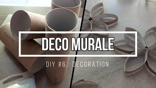 6 DIY  Décoration Murale en ROULEAU DE PAPIER TOILETTE [upl. by Ettenahs]