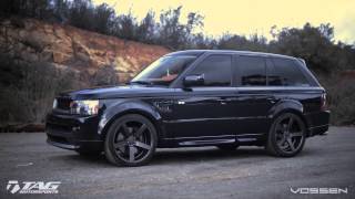 Range Rover on 22quot Vossen VVSCV3 Concave Wheels  Rims [upl. by Tanitansy865]