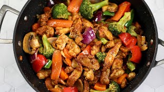 Perfect Chicken Stir Fry  Chicken Vegetable Stir Fry [upl. by Saraiya]