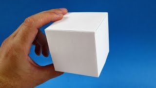 How to Make a Paper Cube  easy origami [upl. by Jehoash]