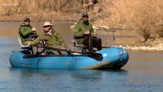 Texas Outdoors Fly fishing through the Guadalupe River [upl. by Iniretake519]