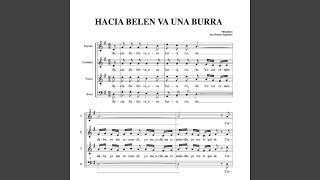 HACIA BELEN VA UNA BURRA Part for Tenor [upl. by Klemens]