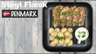 How to make Stegt Flæsk  Denmark  2min Recipe Video [upl. by Nrubua119]