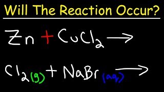 Chemistry  Will The Reaction Occur [upl. by Alica]