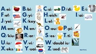 English Alphabet Pronunciation  Alphabet ABC Pronunciation [upl. by Madelyn]