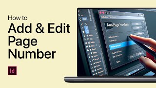 InDesign  How To Add amp Edit Page Numbers [upl. by Osrit]