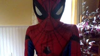 SpiderMan Homecoming Suit from Zentaizone Unboxing and Reveiw [upl. by Erlandson]