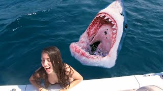 12 Shocking Shark Attacks Caught On Camera [upl. by Rubio721]