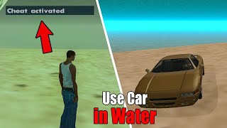 How to Use Car in Water in GTA San Andreas  GTA Cheats [upl. by Gilmour]