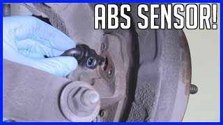 How to Replace ABS Wheel Speed Sensor  EASY [upl. by Avad]