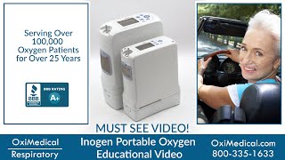 Inogen Portable Oxygen Educational Video [upl. by Mosier]