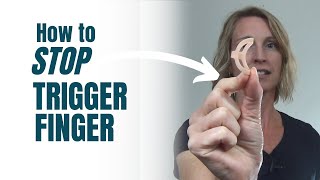 How to Stop Trigger Finger CATCHING and POPPING TRY THIS [upl. by Bertine]