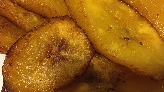 How to make Fried Sweet Plantains  Platanos Maduros  Authentic Puerto Rican Fried Plantains [upl. by Ila]