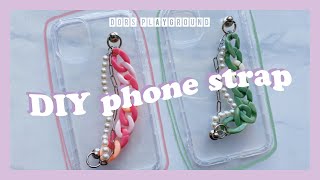 DIY Phone Strap폰스트랩 만들기Dors Playground [upl. by Negris216]