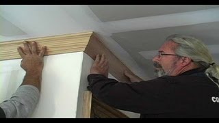 How To Install Crown Molding Along the Ceiling  Ask John The Builder [upl. by Repsihw]