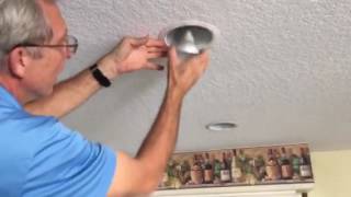 How to Upgrade Existing Recessed Can Light to LED [upl. by Rosabel]