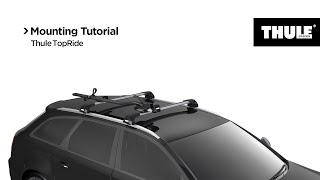 Rooftop Bike Rack  Thule TopRide Mounting Tutorial [upl. by Tterej413]