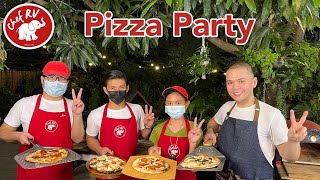 PIZZA Pizza Party at Home [upl. by Aihsekan]