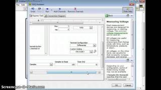 LabVIEW Demo 2 Voltage Input and Output [upl. by Eihtak]