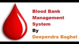 blood bank management system using php PDO project tutorial part 1 [upl. by Rickie]