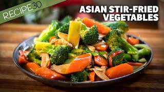 Asian stir fried vegetables [upl. by Yantruoc]