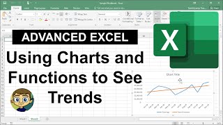 Advanced Excel Using Charts and Functions to See Trends [upl. by Yrrum]