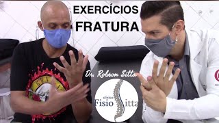 EXERCÍCIOS DEDOS MÃO PUNHO OMBRO FRATURA ÚMERO  CLAVÍCULA POLITRAUMA Fisioterapia Dr Robson Sitta [upl. by Turne]