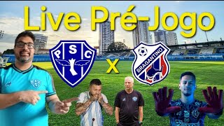 Live PréJogo Paysandu X Bragantino [upl. by Wetzell]