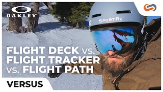 Oakley Flight Deck vs Flight Tracker vs Flight Path  SportRx [upl. by Ycnuahc]