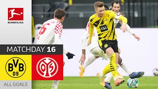 Reus misses the win  Borussia Dortmund  Mainz 05  11  All Goals  Matchday 16 [upl. by Gaby543]