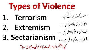 What are the Terrorism and Extremism and Sectarianism [upl. by Doralyn]