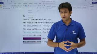 Ms Word  Formatting Text [upl. by Lelah]
