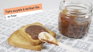 Faire sa pâte à tartiner bio soi même avec Tartinades [upl. by Kameko]