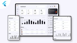 Flutter Responsive Dashboard UI  Flutter Responsive UI Flutter Web [upl. by Gonroff97]