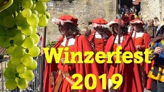 Kompletter Festzug Winzerfest Besigheim 2019 [upl. by Nairdna]