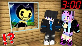 Why Scary BENDY ATTACK HOUSE At Night in Minecraft [upl. by Neenaj]