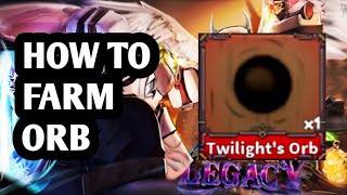 HOW TO AFK FARM ORB EASY METHOD  King Legacy 466 [upl. by Dagny]