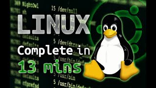 Linux  Tutorial for Beginners in 13 MINUTES  UPDATED [upl. by Dulcle]