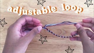 ADJUSTABLE BRACELET TUTORIAL [upl. by Etnoval]