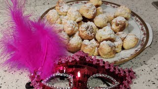 CASTAGNOLE DI CARNEVALE CON RICOTTA E LIMONE  COTTE AL FORNO [upl. by Zamora]